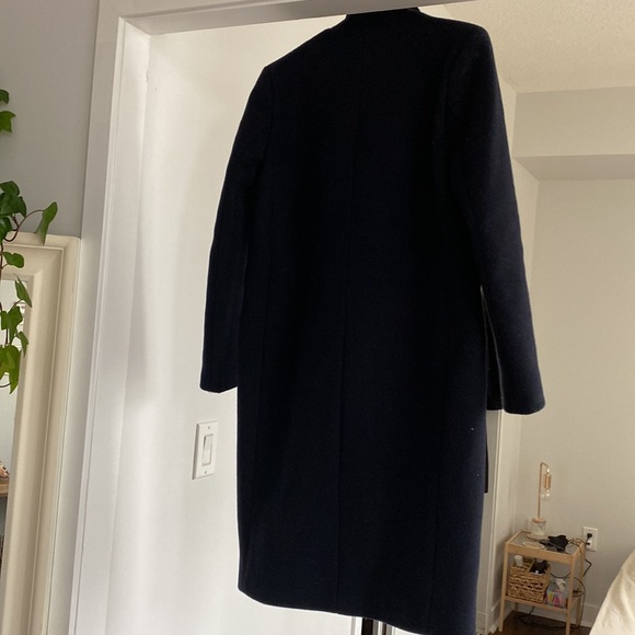 Claudi Pierlot coat - 90% wool / 10% cashmere - navy blue - Picture 4 of 8